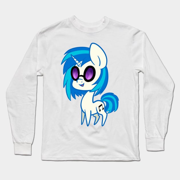 Vinyl Scratch Long Sleeve T-Shirt by Pinipy